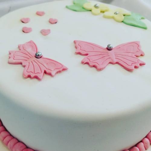 Fondanttorte Schmetterling 