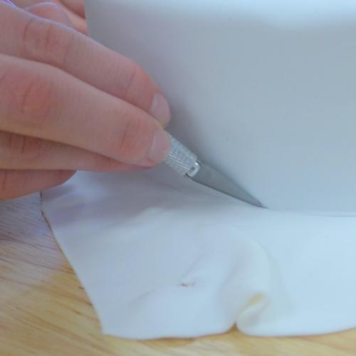 Fondant zuschneiden 