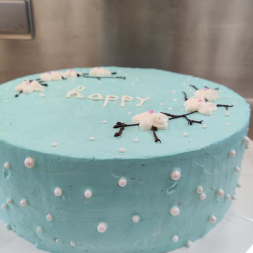 Blaue Torte - Frühling 