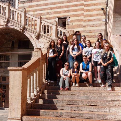 Klassenfoto in Verona
