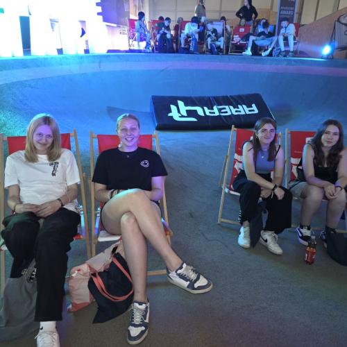 Schülerinnen des 2. Jahrgangs 